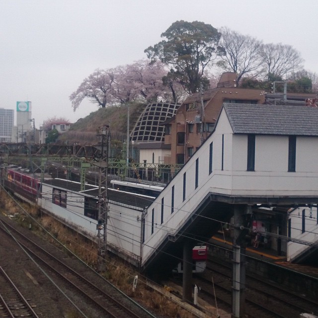 青木橋から京急神奈川駅と幸ヶ谷公園
